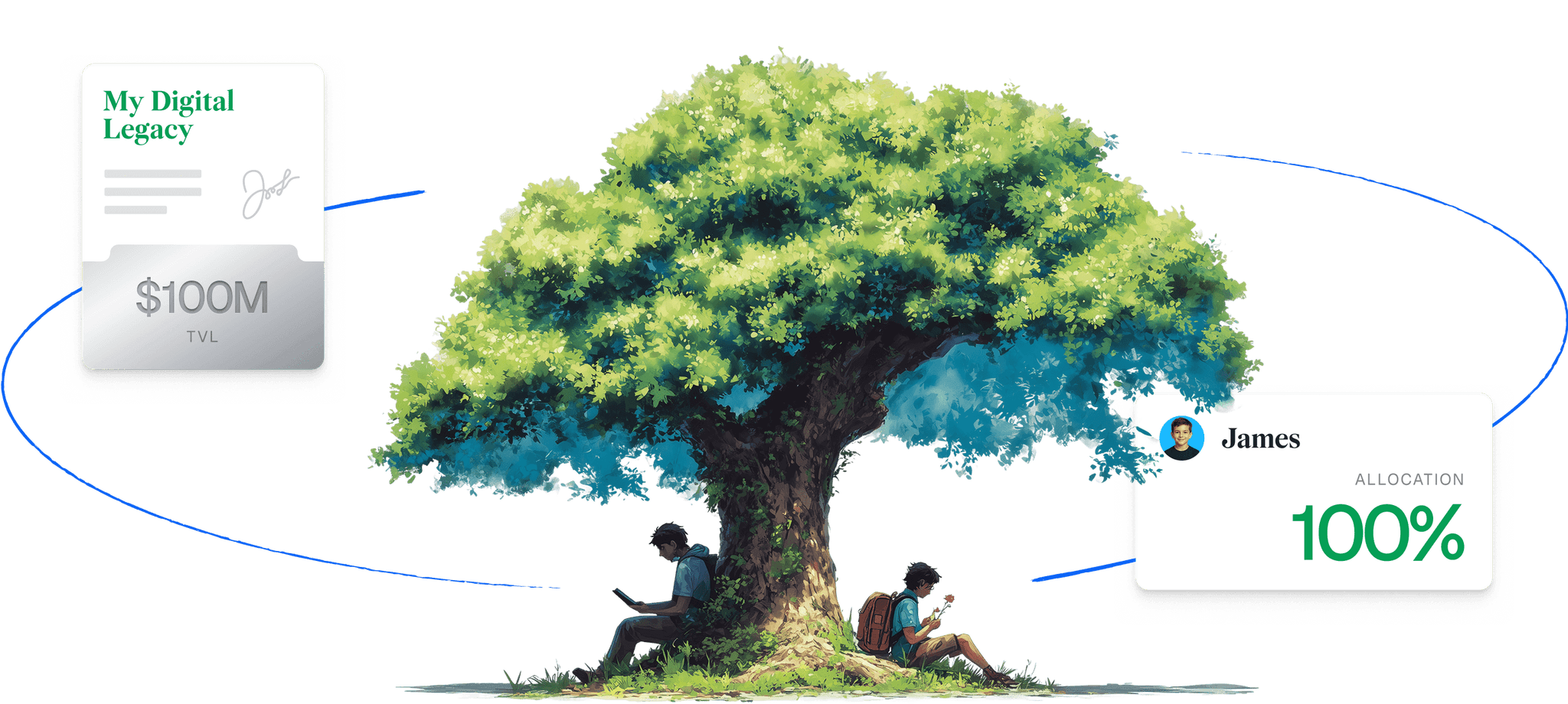 Tomorrow crypto estate planning platform interface